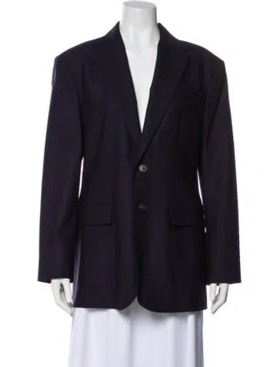 Pre-owned Polo Ralph Lauren Wool Blazer In Blue