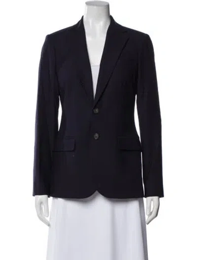 Pre-owned Polo Ralph Lauren Wool Blazer In Blue