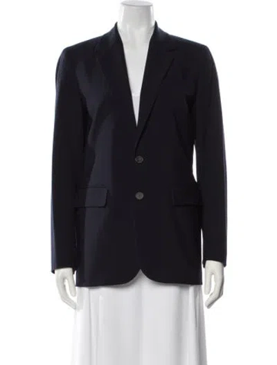 Pre-owned Polo Ralph Lauren Wool Blazer In Blue
