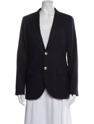 Pre-owned Polo Ralph Lauren Wool Blazer In Blue