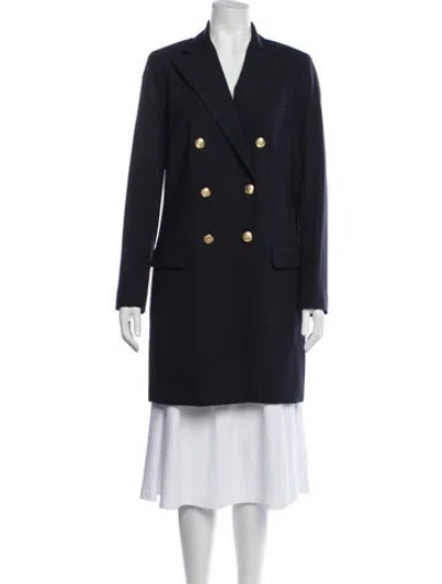 Pre-owned Polo Ralph Lauren Wool Blazer In Blue
