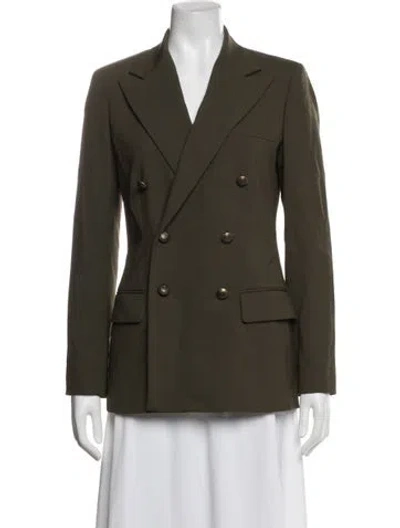 Pre-owned Polo Ralph Lauren Wool Blazer In Green