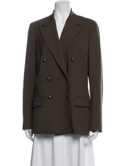 Pre-owned Polo Ralph Lauren Wool Blazer In Green
