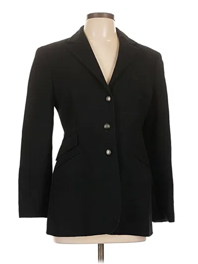 Pre-owned Polo Ralph Lauren Wool Blazer Jacket In Black