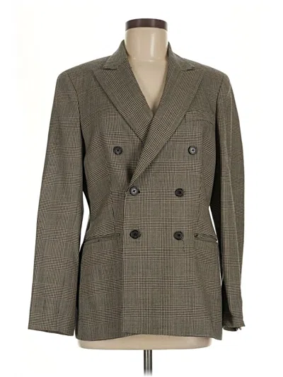 Pre-owned Polo Ralph Lauren Wool Blazer Jacket In Brown
