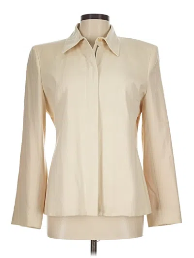 Pre-owned Polo Ralph Lauren Wool Blazer Jacket In Ivory