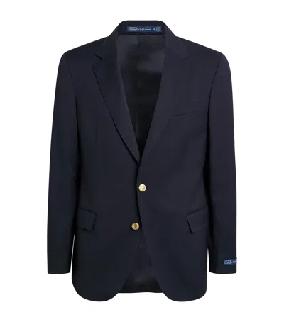 Polo Ralph Lauren Wool Blazer In Navy