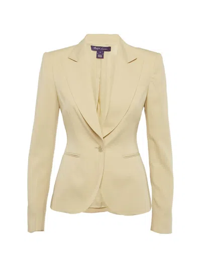 Pre-owned Polo Ralph Lauren Wool Blazer In Neutral