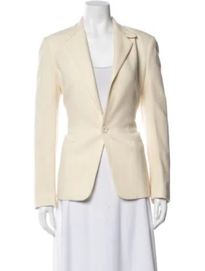 Pre-owned Polo Ralph Lauren Wool Blazer In Neutral