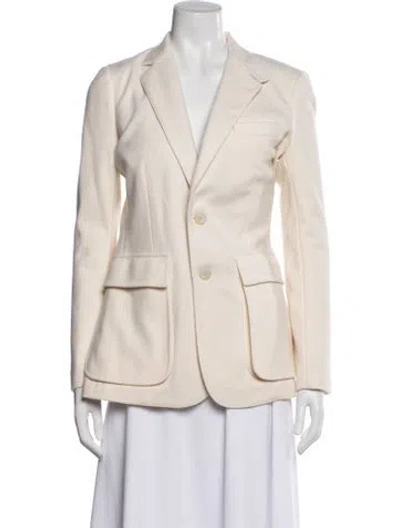 Pre-owned Polo Ralph Lauren Wool Blazer In Neutral