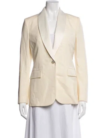 Pre-owned Polo Ralph Lauren Wool Blazer In Neutral