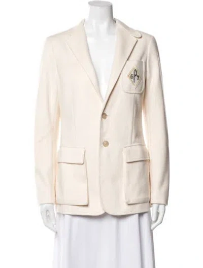 Pre-owned Polo Ralph Lauren Wool Blazer In Neutral