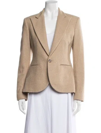 Pre-owned Polo Ralph Lauren Wool Blazer In Neutrals