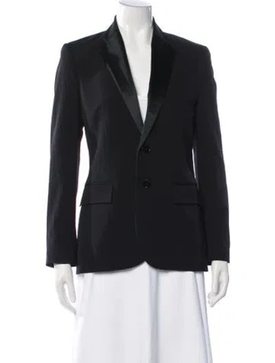 Pre-owned Polo Ralph Lauren Wool Blazer W/ Tags In Black