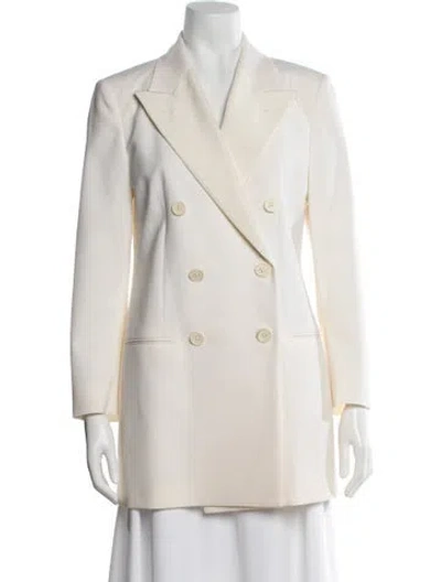 Pre-owned Polo Ralph Lauren Wool Blazer W/ Tags In Neutral