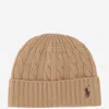 Polo Ralph Lauren Wool Blend Cable Knit Beanie Hat
