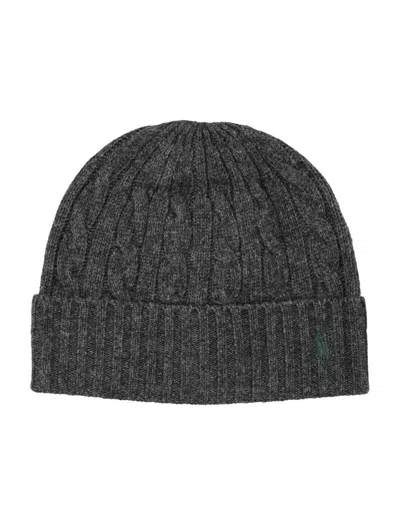 POLO RALPH LAUREN POLO RALPH LAUREN WOOL-BLEND CABLE-KNIT BEANIE