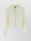POLO RALPH LAUREN WOOL BLEND CABLE KNIT CARDIGAN WITH HOOD