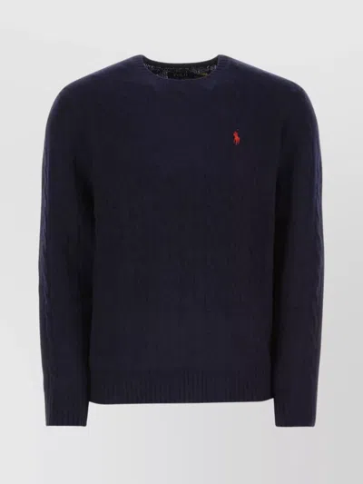 Polo Ralph Lauren Wool Blend Cable Knit Sweater In 002