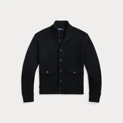 Polo Ralph Lauren Wool-blend Cardigan In Black