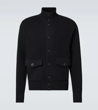 Polo Ralph Lauren Wool-blend Cardigan In Polo Black