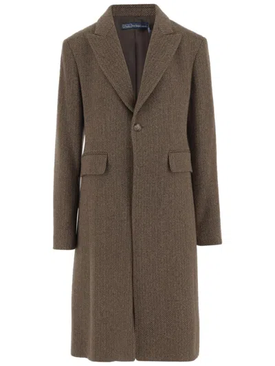 Polo Ralph Lauren Wool-blend Coat In Gray