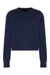 Polo Ralph Lauren Wool-blend Crew-neck Sweater In Blue