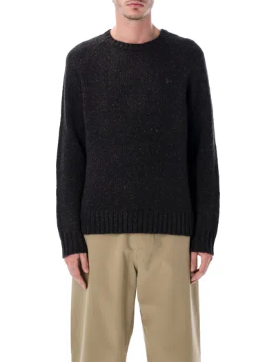 Polo Ralph Lauren Wool-blend Crewneck Sweater In Black