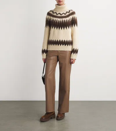 Polo Ralph Lauren Wool-blend Fair Isle Sweater In Neutral