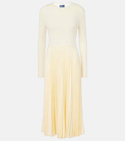 POLO RALPH LAUREN WOOL-BLEND MAXI DRESS