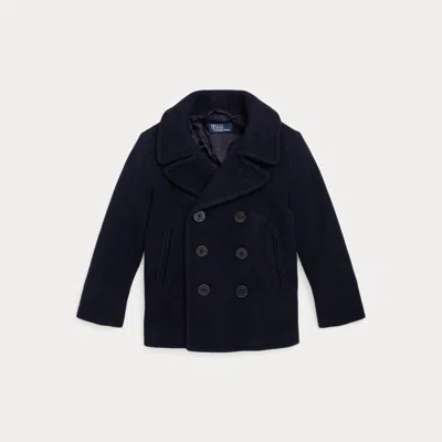 Polo Ralph Lauren Kids' Wool-blend Peacoat In Rl Navy