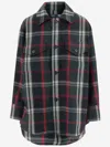 Polo Ralph Lauren Wool Blend Shirt With Check Pattern In Black