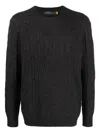 Polo Ralph Lauren Round Neck Sweather With Logo In Black