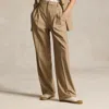 Polo Ralph Lauren Straight-leg Stretch Wool-blend Pant In Camel