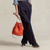 Polo Ralph Lauren Wool-blend Wide-leg Trouser In Blue