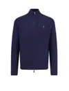 Polo Ralph Lauren Ribbed Cuff Wool Cardigan With Welt Pockets
