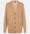 Polo Ralph Lauren Wool Cardigan In Beige