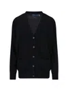 Polo Ralph Lauren Cardigan In Lana In Black