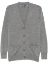 Polo Ralph Lauren Wool Cardigan In Grey