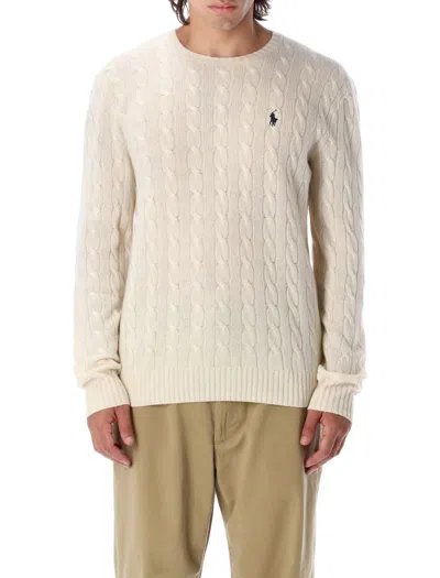 POLO RALPH LAUREN POLO RALPH LAUREN WOOL-CASHMERE CABLE-KNIT JUMPER
