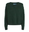 Polo Ralph Lauren V Neck Boxy Fit Pullover In Green