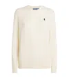 Polo Ralph Lauren Wool-cashmere Cable-knit Sweater In White