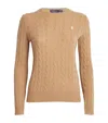 Polo Ralph Lauren Wool-cashmere Julianna Sweater In Beige