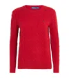 Polo Ralph Lauren Wool-cashmere Julianna Sweater In Red