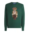 Polo Ralph Lauren Polo Bear Wool And Cashmere-blend Jumper In Green