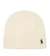 Polo Ralph Lauren Wool-cashmere Polo Pony Beanie In White