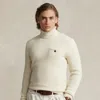 Polo Ralph Lauren Wool-cashmere Roll Neck Jumper In White