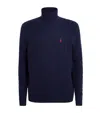 Polo Ralph Lauren Wool-cashmere Rollneck Sweater In Blue