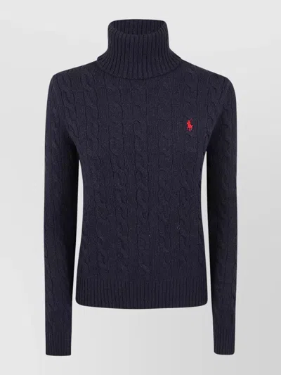 Polo Ralph Lauren Wool Cashmere Turtleneck Long-sleeve Sweatshirt