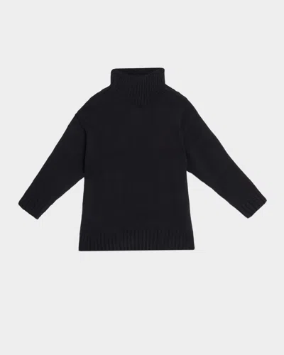 Polo Ralph Lauren Wool-cashmere Turtleneck Sweater In Black